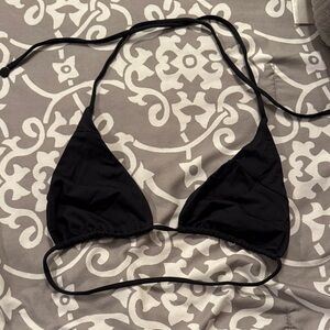 Black Triangle Bikini Top